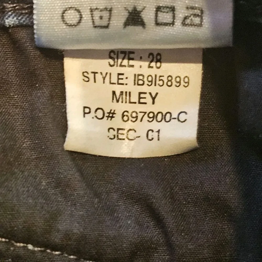 Joe's Jeans Womens Dark Wash Stretch Denim The Icon Skinny 3 Zip Pockets Size 28